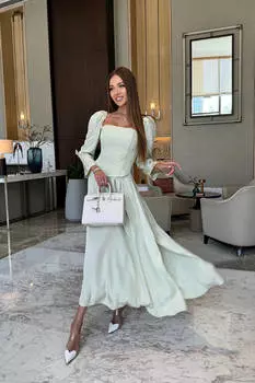 Юбка-миди с разрезами