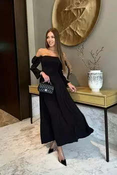 Юбка-миди с разрезами