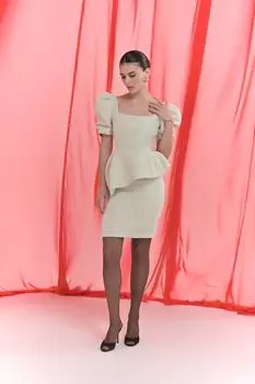 Юбка-мини из твида