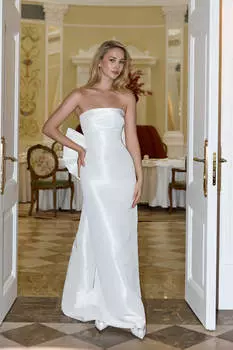 «L’Instant» платье- бюстье с бантом