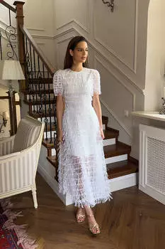 Платье- дождик с пайетками