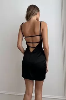 Платье - мини с открытой спиной