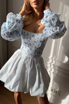 Топ на шнуровке с длинным рукавом