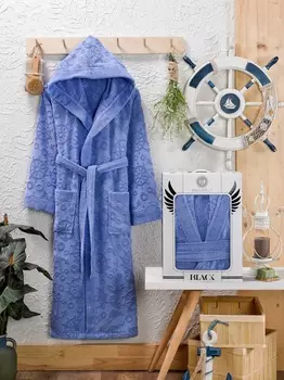 Банный халат Berbera цвет: голубой (xxxL)