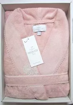 Банный халат Gloria цвет: грязно-розовый (M)