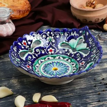 Блюдо Цветы (22х25х9 см)