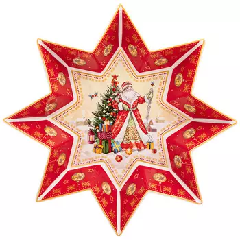 Блюдо Дед Мороз (32х5 см)