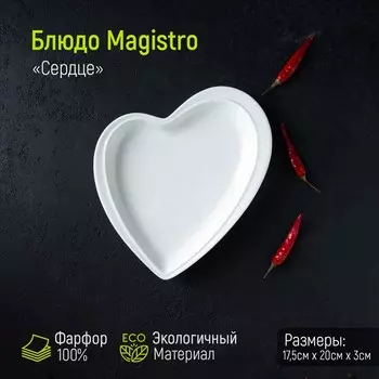 Блюдо Сердце (18х20 см)