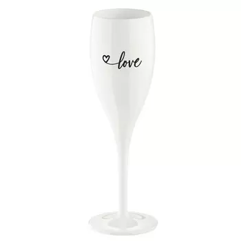 Бокал для шампанского Cheers No 1 Love 2.0 Superglas цвет: белый (100 мл)