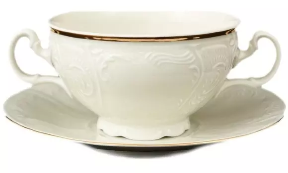 Бульонница с блюдцем Bernadotte (360 мл - 6 шт)