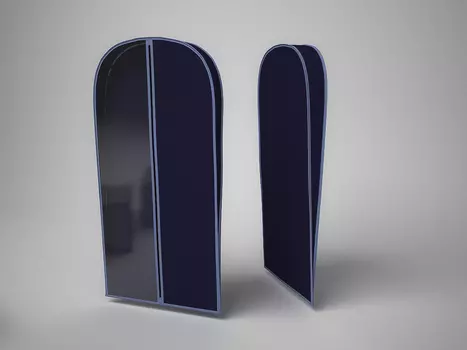 Чехол для одежды Классик Цвет: Синий (10х60х100 см)