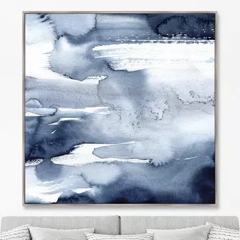 Clouds over the river (105х105 см)