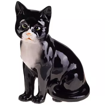 Декоративное изделие Черный котенок (28 см)
