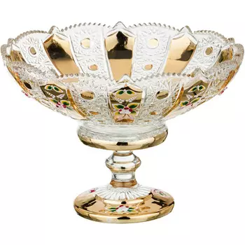 Фруктовница Gold glass (25х17 см)