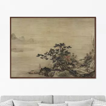 Картина Autumn Landscape in the Style of Sesshu, 18 век (75х105 см)