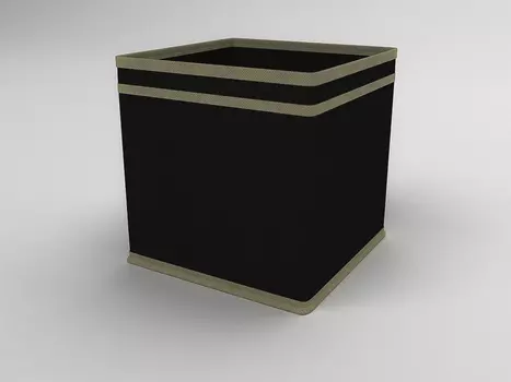 Кофр для хранения Классик Цвет: Черный (22х22х22 см)