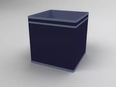 Кофр для хранения Классик Цвет: Синий (27х27х27 см)