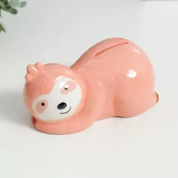 Копилка Ленивец (9х9х10 см)