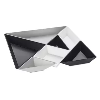 Менажница Tangram Ready цвет: черно-бело-серый (30х3х30 см)