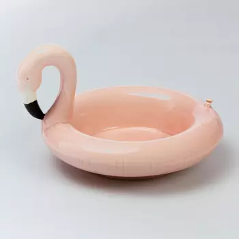 Миска сервировочная Floatie Flamingo (21х14х20 см)