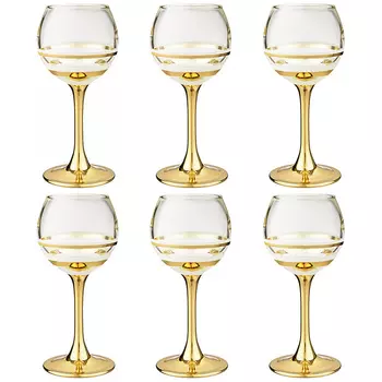Набор рюмок Line gold (65 мл - 6 шт)