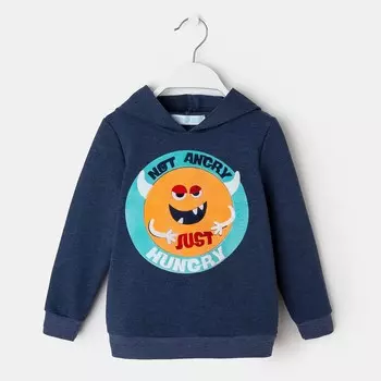 Детская толстовка Hungry цвет: синий (5-6 лет)