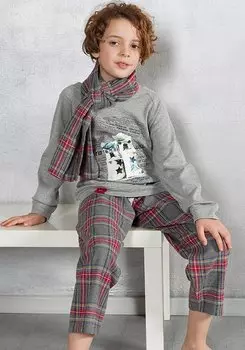 Детская пижама Rezzato Цвет: Серый (6 лет)