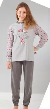 Детская пижама Montana Цвет: Серый (8 лет)
