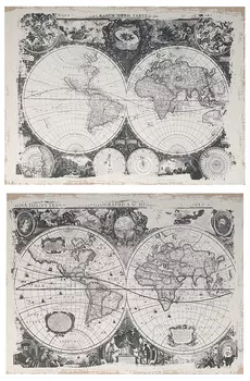 Панно Карта (60х80 см - 2 шт)