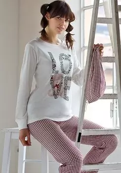 Пижама Lena Цвет: Кремовый (50)