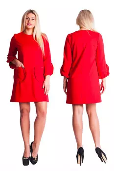 Платье Becci Цвет: Красный (46)