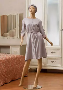 Платье Ronico Цвет: Серо-Розовый (L-xL)