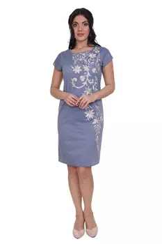 Платье Sherill Цвет: Серо-Голубой (44)