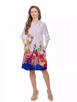 Рубашка-туника Leanna Цвет: Белый, Мультиколор (54)
