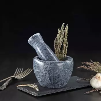 Ступка Мрамор (11х11х15 см)