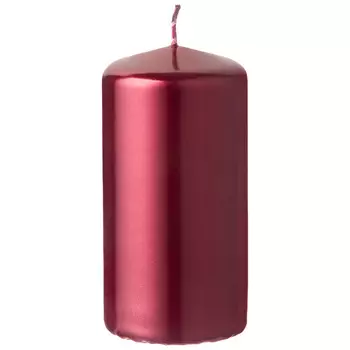 Свеча Бордо металлик (5х10 см)