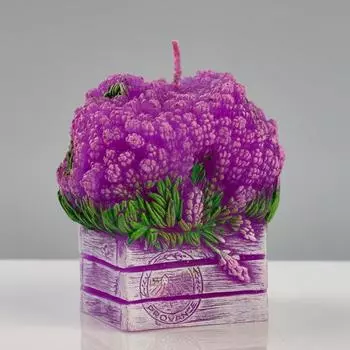Свеча Корзинка лаванды (11 см)