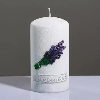 Свеча Лавандовый край (13 см)