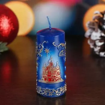 Свеча С Храмом, резной (9,5 см)