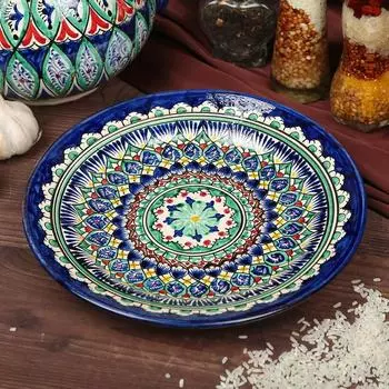 Тарелка Цветы (22 см)