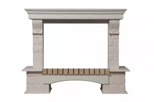 Electrolux Forte Classic камень белый, шпон беленый дуб