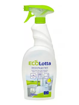 LOTTA ЭКО средство для очистки сантехники, ванн и душевых кабин, 750 мл