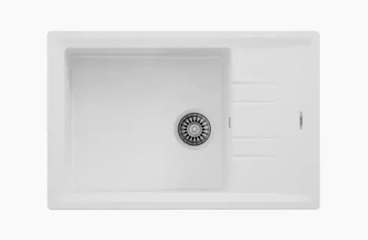 TEKA STONE 60 S-TG 1B 1D WHITE ручной слив