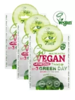 7 Days - Тканевая salad маска для лица Для настоящих зайчиков 25 г