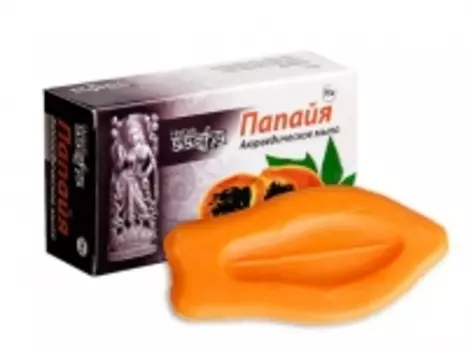 Aasha Herbals - Мыло с экстрактом папайи, 75 г