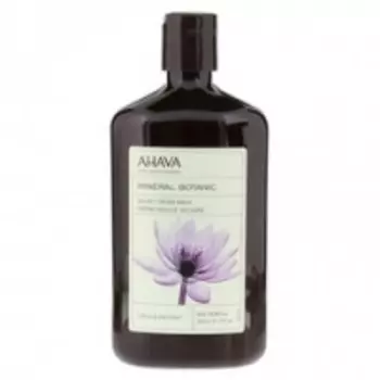 Ahava Mineral Botanic Velvet Cream Wash Lotus&amp;Chestnut - Бархатистое жидкое крем-мыло лотос и каштан, 500 мл