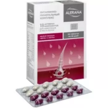 Alerana - Комплекс для волос витаминно-минеральный, 60 шт