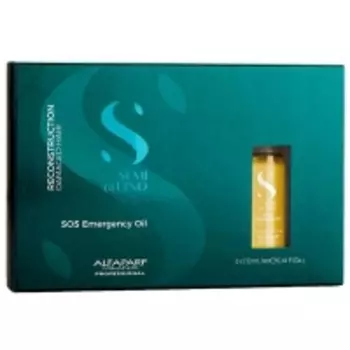 Alfaparf Milano SDL R Reparative - Mасло, восстанавливающее структуру волос SOS Emergency Oil, 6 ампул х 13 мл