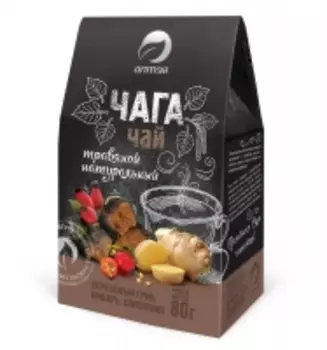 Алтэя - Фиточай "Чага с имбирем и шиповником", 80 г