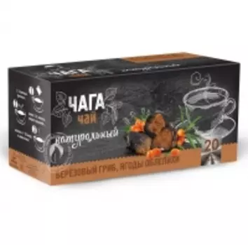 Алтэя - Фиточай "Чага с облепихой", 20 фильтр-пакетов х 1,5 г
